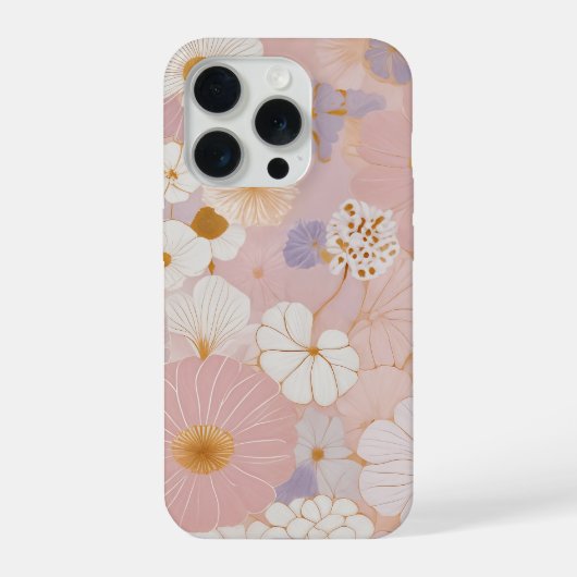 エシリアル・パステル・ブルーム iPhoneケース (裏面)
