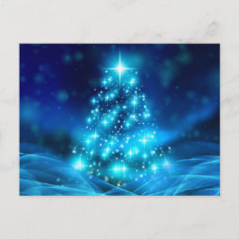 エシレアルブルークリスマスツリー ポストカード