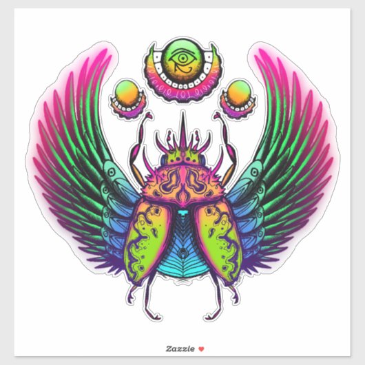 エジカラフルプスカラブト シール (シート)