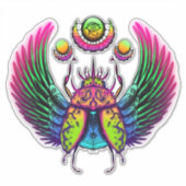 エジカラフルプスカラブト シール (正面)