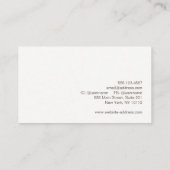 エジクールー抽象芸術 名刺 (裏面)