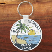 エジストビーチサウスカロライナヴィンテージ キーホルダー (正面)