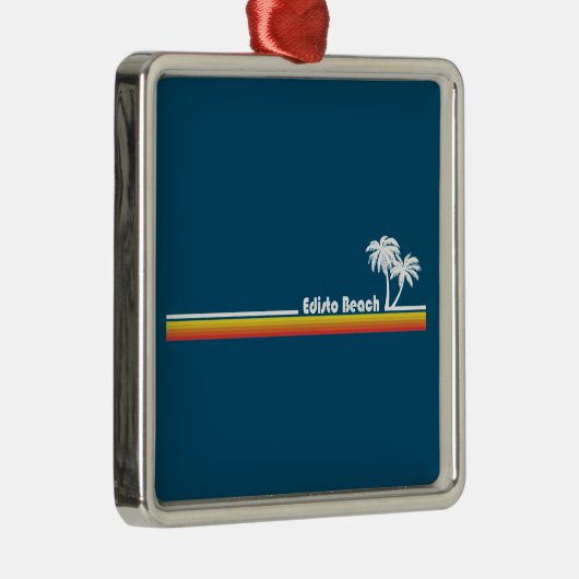 エジストビーチサウスカロライナ メタルオーナメント (右)