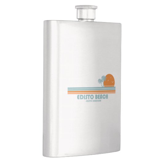 エジストビーチサウスカロライナSun Palm Trees フラスク (右)