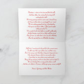 エジソンのクリスマスカード シーズンカード (内部)