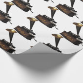 エジソンの家のレコードプレーヤー ラッピングペーパー (角)