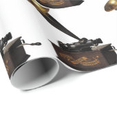 エジソンの家のレコードプレーヤー ラッピングペーパー (ロールコーナー)