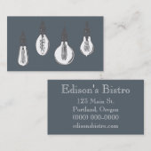 エジソンの電球 名刺 (正面/裏面)