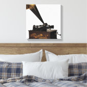 エジソンホームフォノグラフ キャンバスプリント (インサイチュ (寝室))