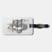 エジソンボストンテリアの子犬 ラゲッジタグ (裏面横)