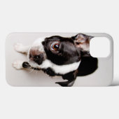 エジソンボストンテリアの子犬 Case-Mate iPhoneケース (裏面 (横))