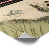 エジソンライツバッファロービルショー1895 ポスター (角)