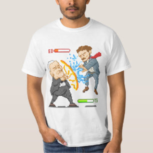 エジソン対Tesla Tシャツ