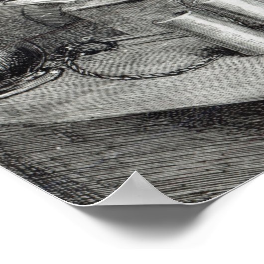 エジソン氏の新しい蓄音機 ポスター (角)