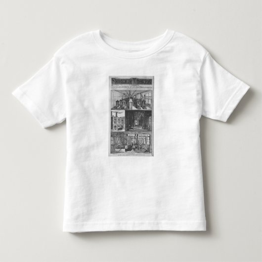 エジソン電気明快なCoの場所 トドラーTシャツ (正面)
