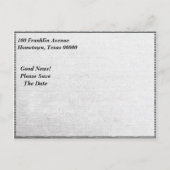 エジソン電球の卒業日を保存 案内ポストカード (裏面)