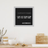 エジソン10,000ウェイ勇気付けられるタイポグラフィ引用文 ポスター (キッチン)