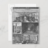 エジソン・エレクトリック・イルミネーション社の駅 ポストカード (正面/裏面)