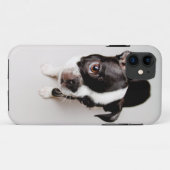 エジソン·ボストン·テリアー·パピー。 Case-Mate iPhoneケース (裏面(横))