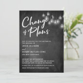 エジソン·ライトズ，計画の変更を延期結婚 招待状 (スタンド正面)