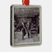 エジソン、著名な電気技師氏 メタルオーナメント (右)