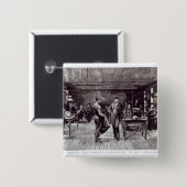 エジソン、著名な電気技師氏 缶バッジ (正面&裏面)