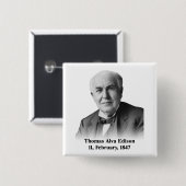 エジソンPin 缶バッジ (正面&裏面)
