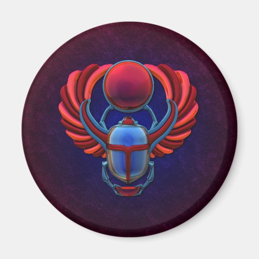 エジプカラフルトスカラブ マグネット (正面)