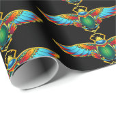 エジプカラフルトスカラブ ラッピングペーパー (ロールコーナー)