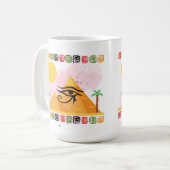 エジプットオルス眼 コーヒーマグカップ (正面左)