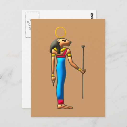 エジプティシェレーヴェンゲティンセシュメットサクメエジプトライオン ポストカード (正面/裏面)