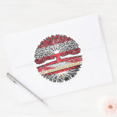 エジプテンエジプティッシュエステリーヒッシュエステリーイクバウム ラウンドシール (封筒)