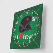 エジプテン – エジプトウア スクエア壁時計 (傾斜)