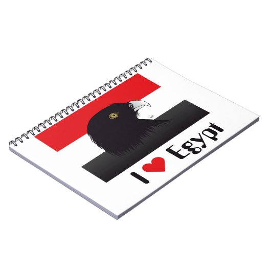 エジプテン – エジプト通知 ノートブック (左側)