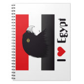 エジプテン – エジプト通知 ノートブック (正面)