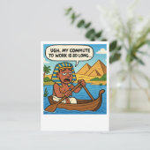 エジプトおもしろいの通勤はがき ポストカード (スタンド正面)