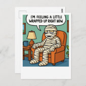 エジプトおもしろいミイラのジョーク葉書 ポストカード (正面/裏面)