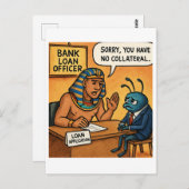 エジプトおもしろい人融資官 | ファラオ拒絶 ポストカード (正面/裏面)