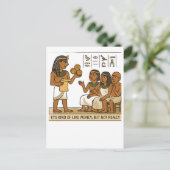 エジプトおもしろい通貨のユーモアのはがき ポストカード (スタンド正面)