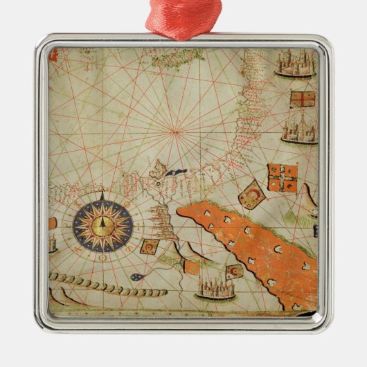 エジプトおよび紅海 メタルオーナメント (正面)