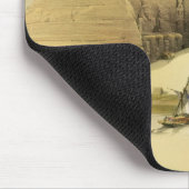 "エジプトおよびNuからのAbu Simbelの掘られた寺院、 マウスパッド (コーナー)