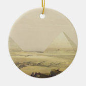 "エジプトおよびNubia"からのギーザのピラミッド、Vol. セラミックオーナメント (正面)