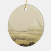 "エジプトおよびNubia"からのギーザのピラミッド、Vol. セラミックオーナメント (左)