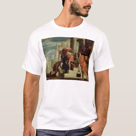エジプトからの古代イスラエル人の飛行 Tシャツ (正面)