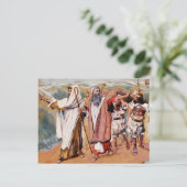 エジプトからの脱出。ファインアート越し ポストカード (スタンド正面)