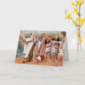 エジプトからの脱出。ファインアート通過応答カード カード (黄色い花)