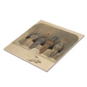 "エジプトからのAbu Simbelの寺院の聖域、 タイル (側面)