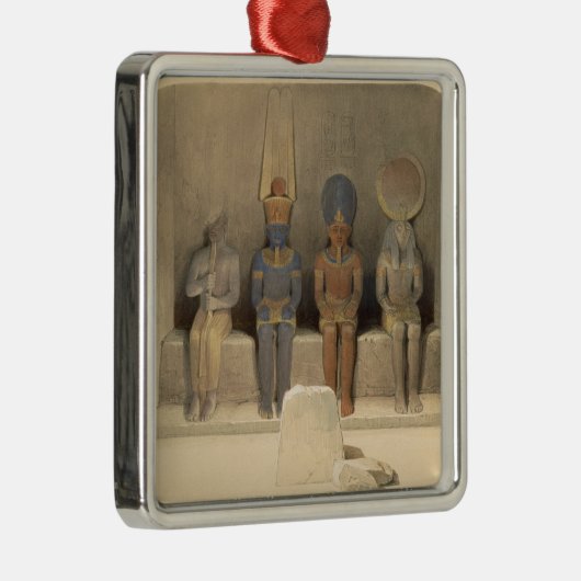 "エジプトからのAbu Simbelの寺院の聖域、 メタルオーナメント (右)
