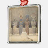 "エジプトからのAbu Simbelの寺院の聖域、 メタルオーナメント (左)