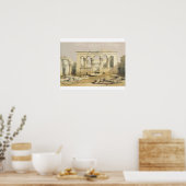 "エジプトからカラブシャー寺のポルティコ ポスター (キッチン)